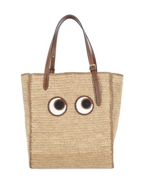 eye patch motif Anya Hindmarch | 189040RAFFIA